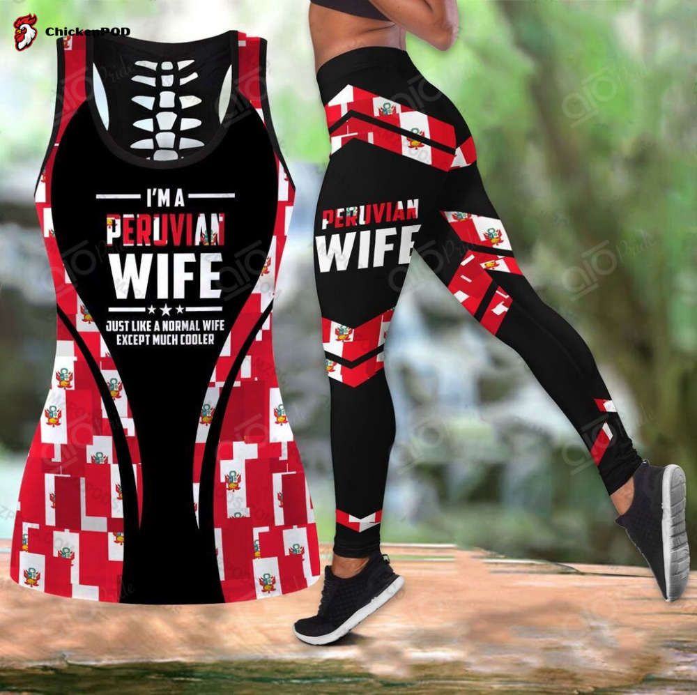 Sport Gift – Peru Wife Hollow Tank Top Or Legging