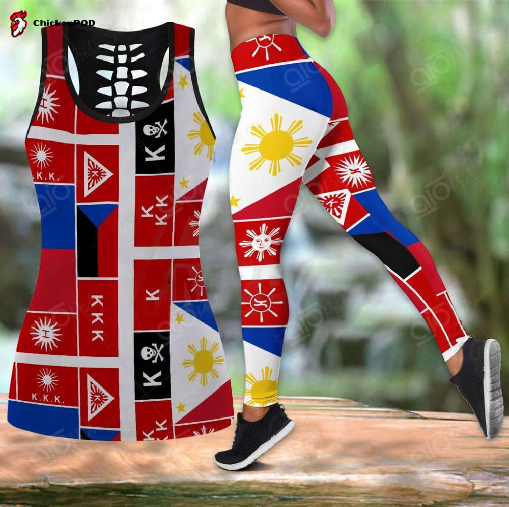 Sport Gift – Philippines Mix Version Hollow Tank Top or Legging