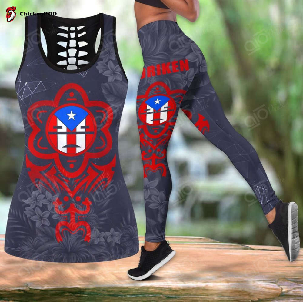 Sport Gift – Puerto Rico – Boriken Hollow Tank Top or Legging