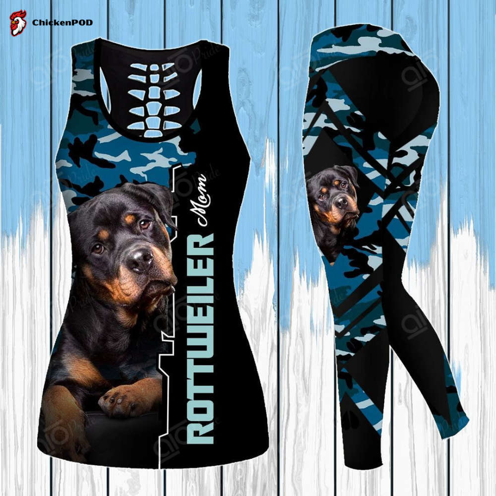 Sport Gift – ROTTWEILER MOM Hollow Tank Top or Legging