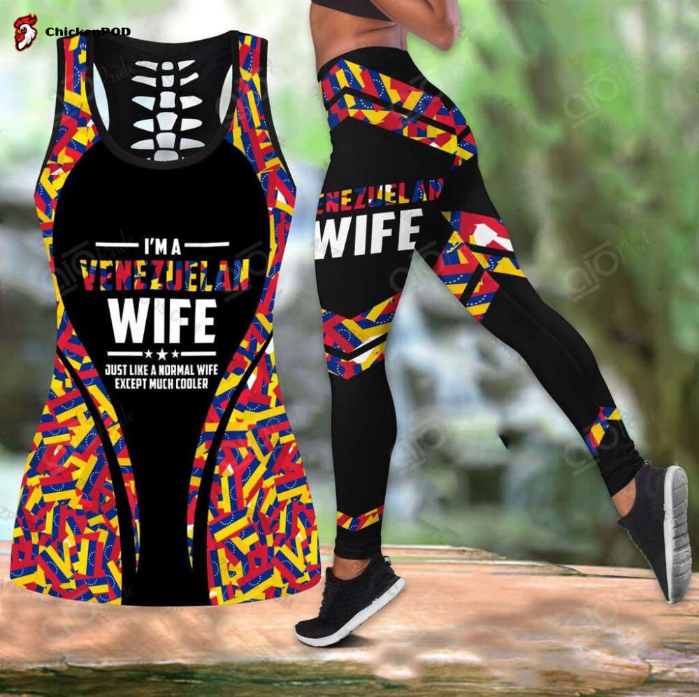 Sport Gift – Venezuela Wife Hollow Tank Top Or Legging