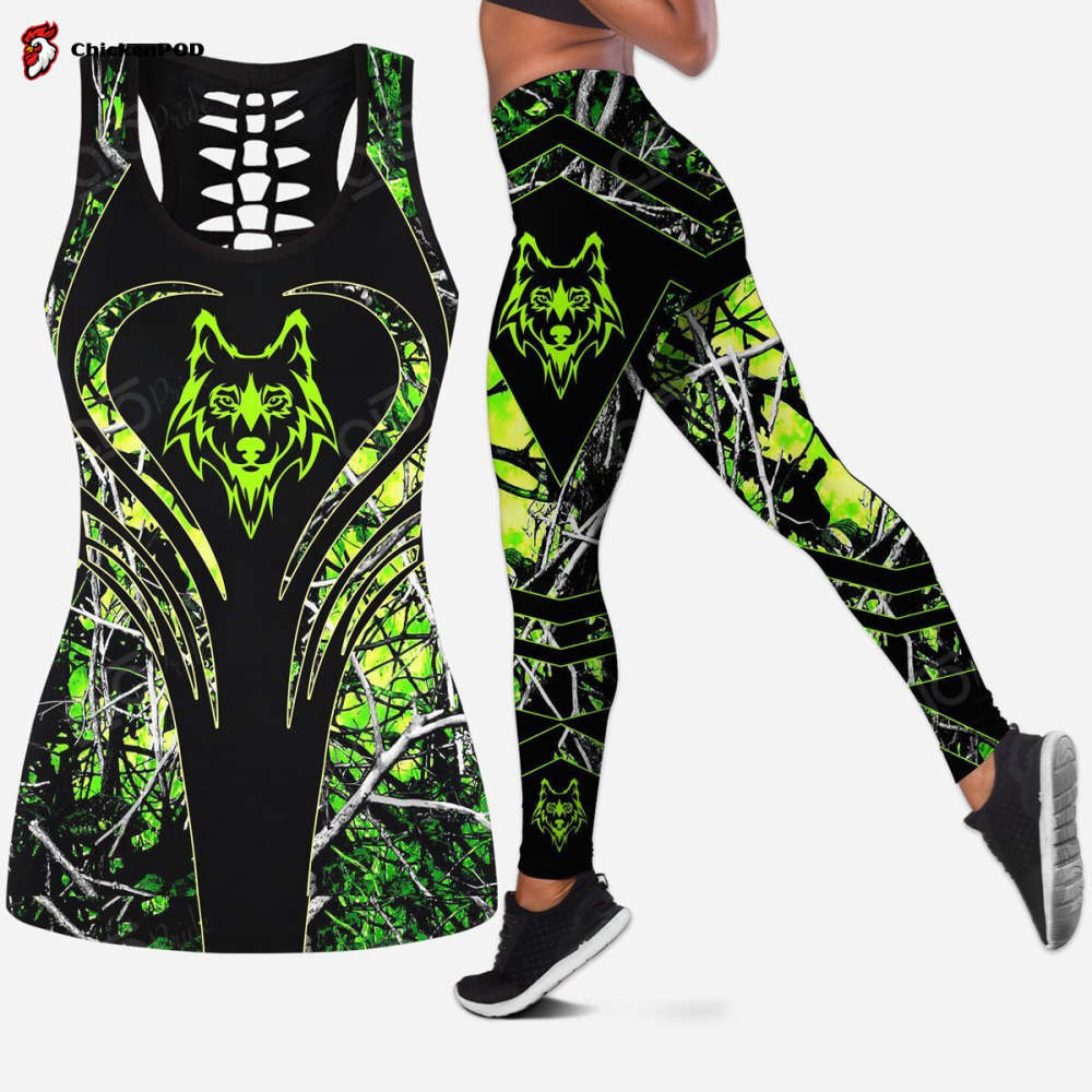 Sport Gift – Wolves Love Survivor Hollow Tank Top or Legging