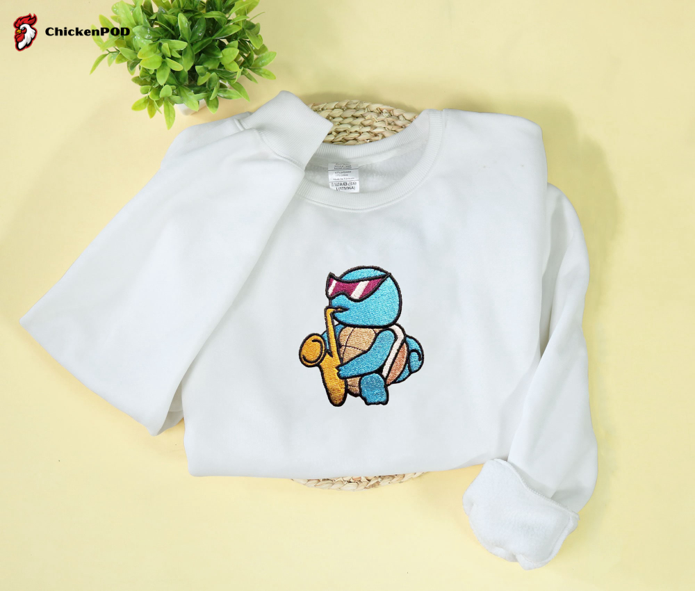 Cartoon Baymax Embroidered Sweater – Trendy Vintage Cartoon Sweatshirt & Crewneck