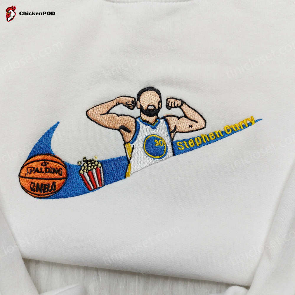 Custom Embroidered Stephen Curry Sweatshirt & Nike Hoodie: Show Your Support for Golden State Warriors!