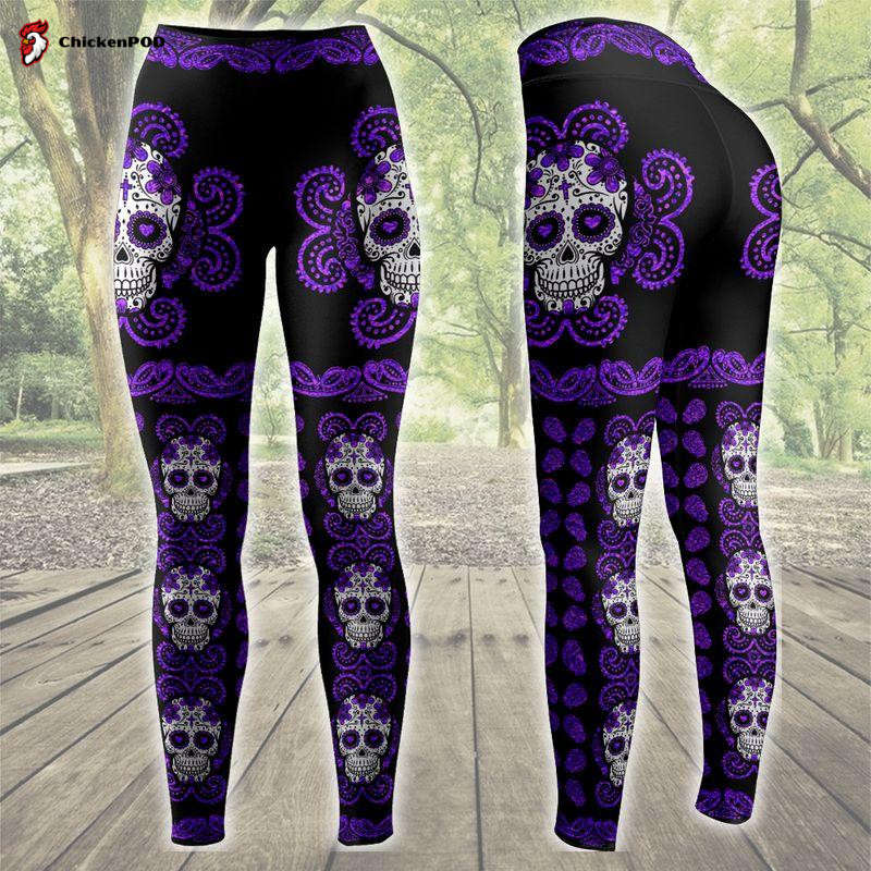 Sugar Skull Pattern Premium Legging 160721010.CTA