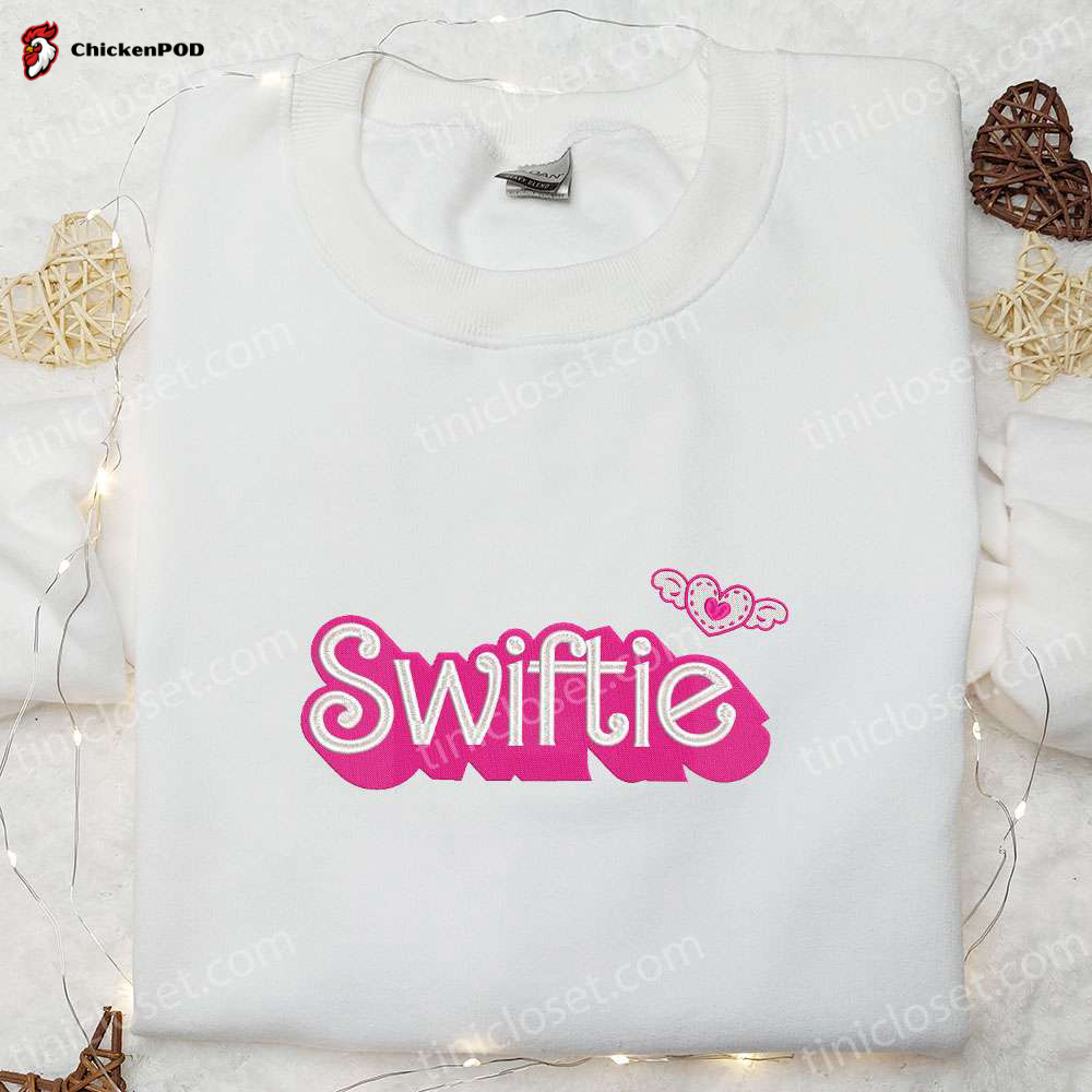 Swifties Love Heart Embroidered Shirt & Hoodie: Best Gift for Fans & Celeb Enthusiasts