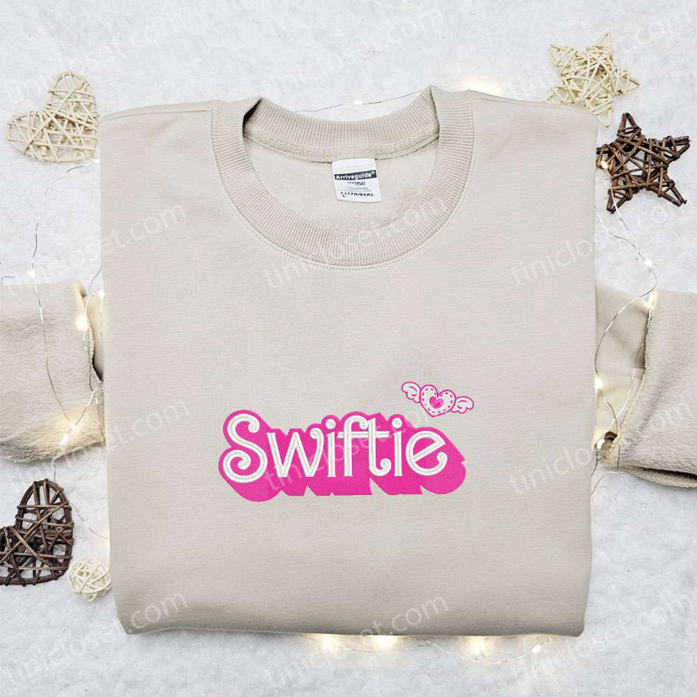 Swifties Love Heart Embroidered Shirt & Hoodie: Best Gift for Fans & Celeb Enthusiasts