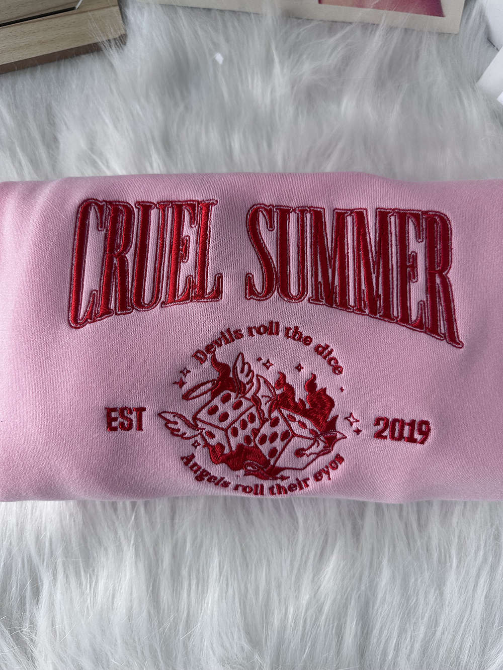 Get Cozy with Taylor Swift s Cruel Summer Embroidered Sweatshirt – Limited Edition!