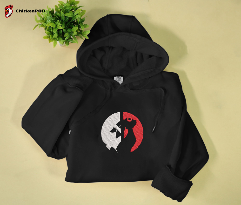 Stylish Umbreon Embroidered Hoodie – Perfect Christmas Birthday Valentine s Day Gift