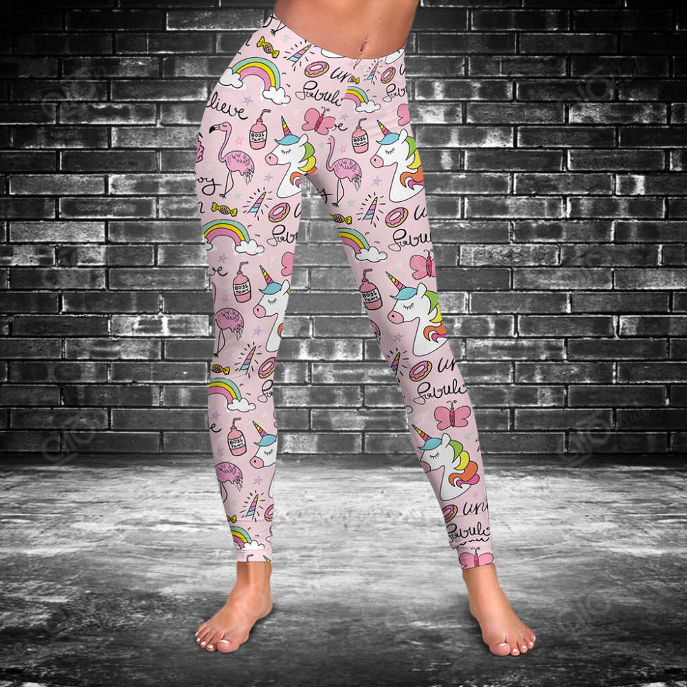 Unicorn Flamingo Pineapple Hollow Tank Top Or Legging