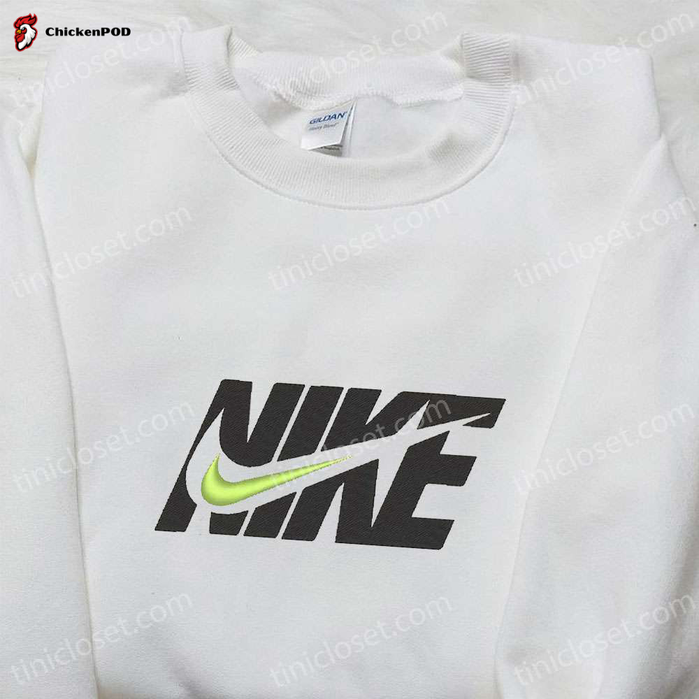 Vintage Swoosh Nike Embroidered Shirt – Customized Gift Ideas for the Best Birthday Celebration