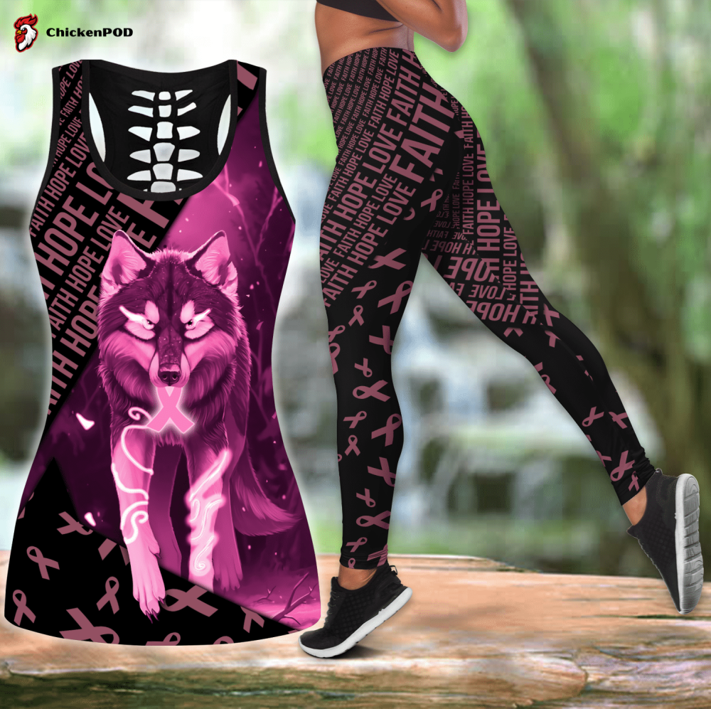 Purple Butterfly All Over Printed Combo Legging + Tanktop