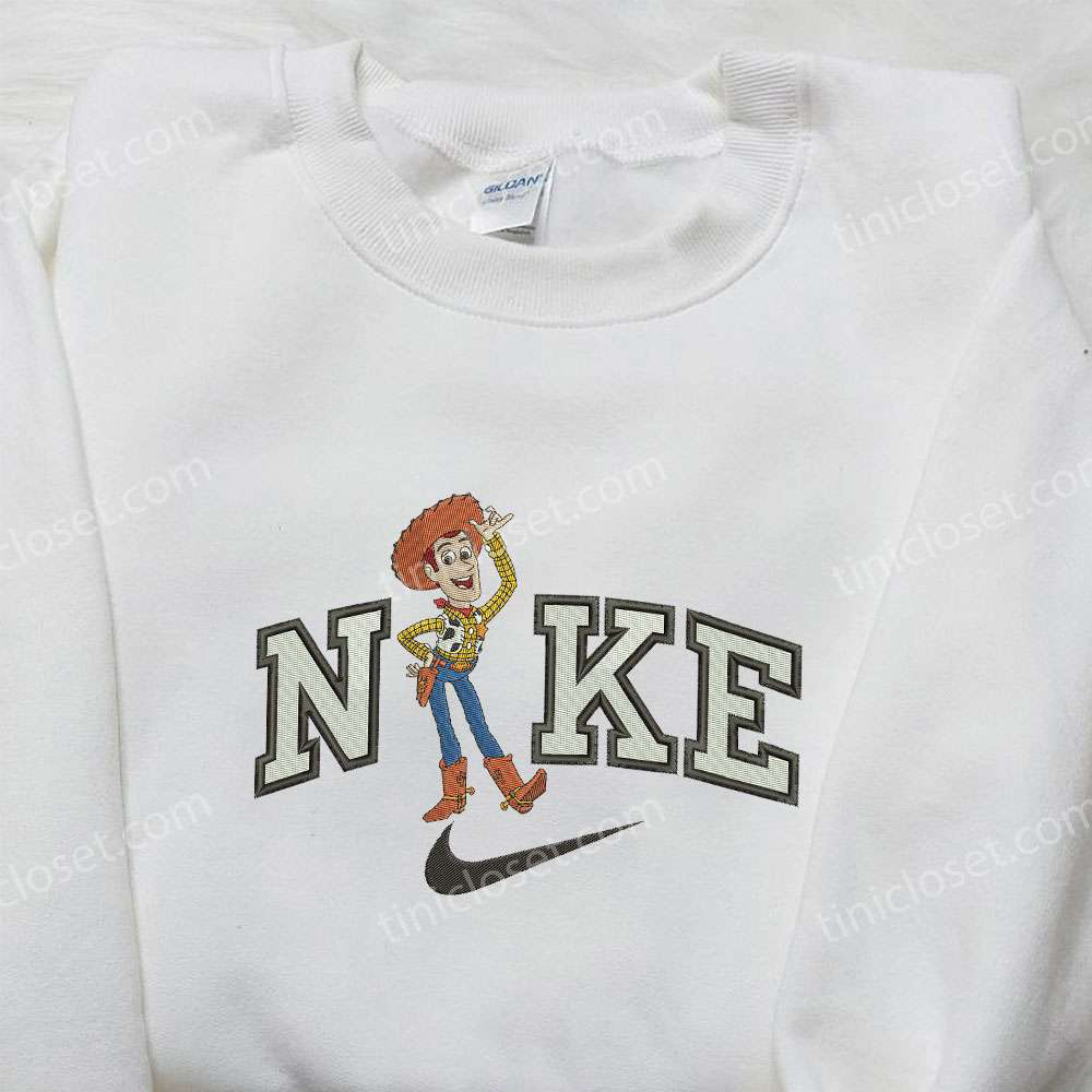 Toy Story Woody x Nike Embroidered Hoodie & Shirt: Nike Inspired Premium Quality