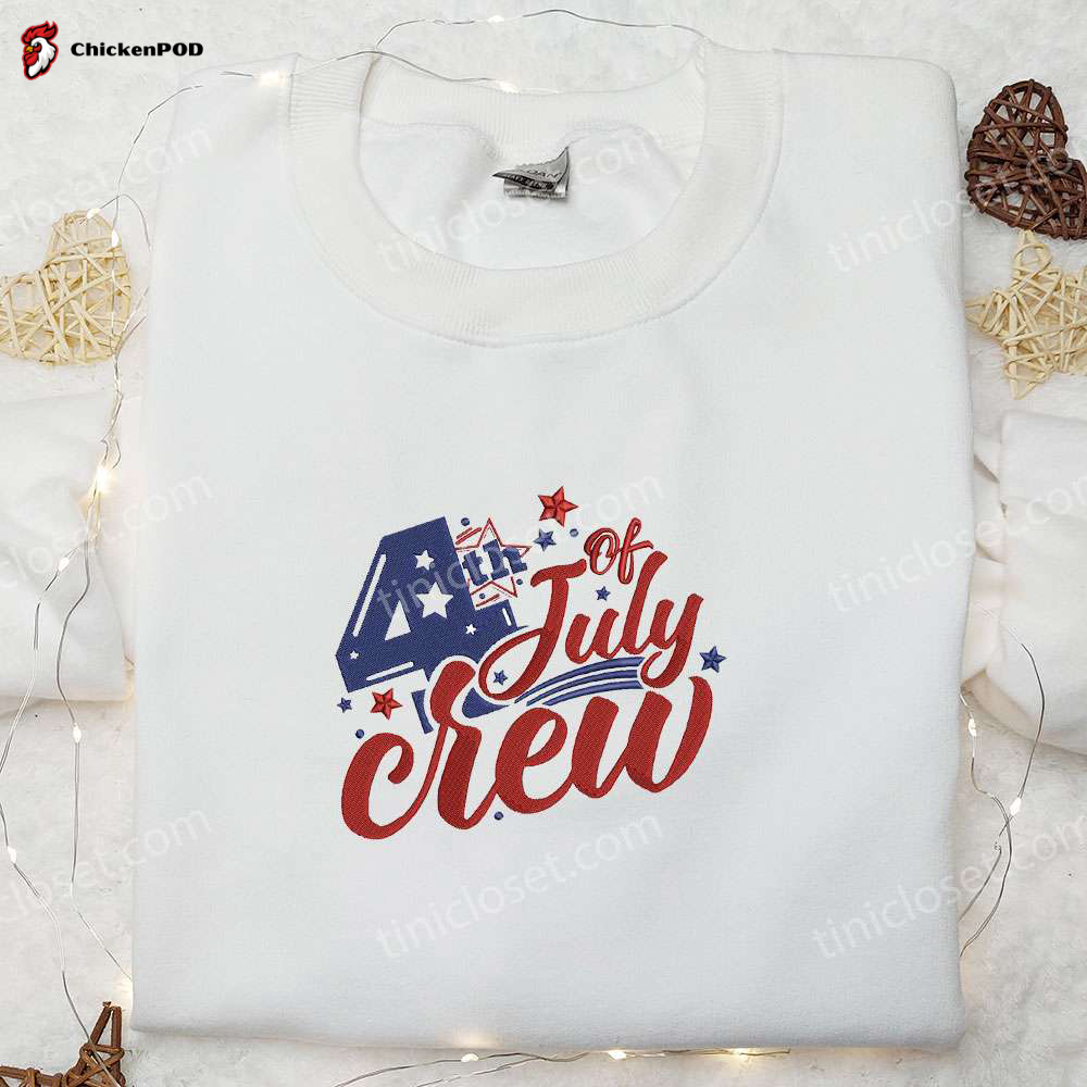 Merica Y all Map Embroidered Shirt: Best 4th of July Patriotic Shirts National Day Gifts