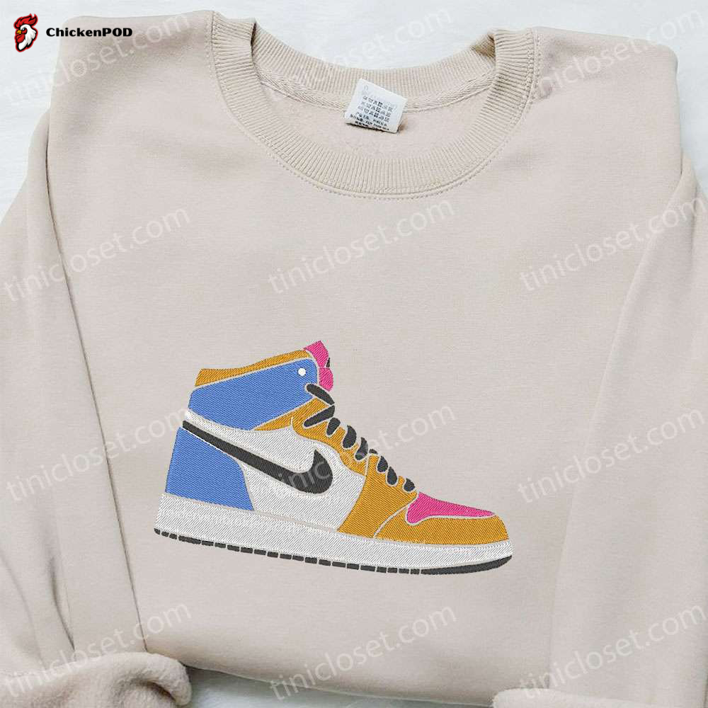 Air Jordan 1 x Nike Embroidered Sweatshirt & T-shirt: Best Family Gift Ideas!