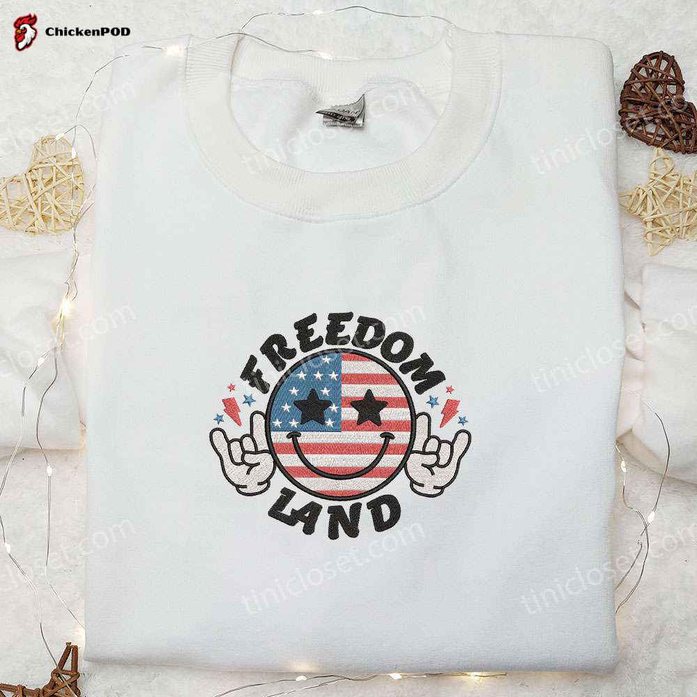 Land of the Free Because of the Brave: Best Patriotic Shirt for National Day Gifts