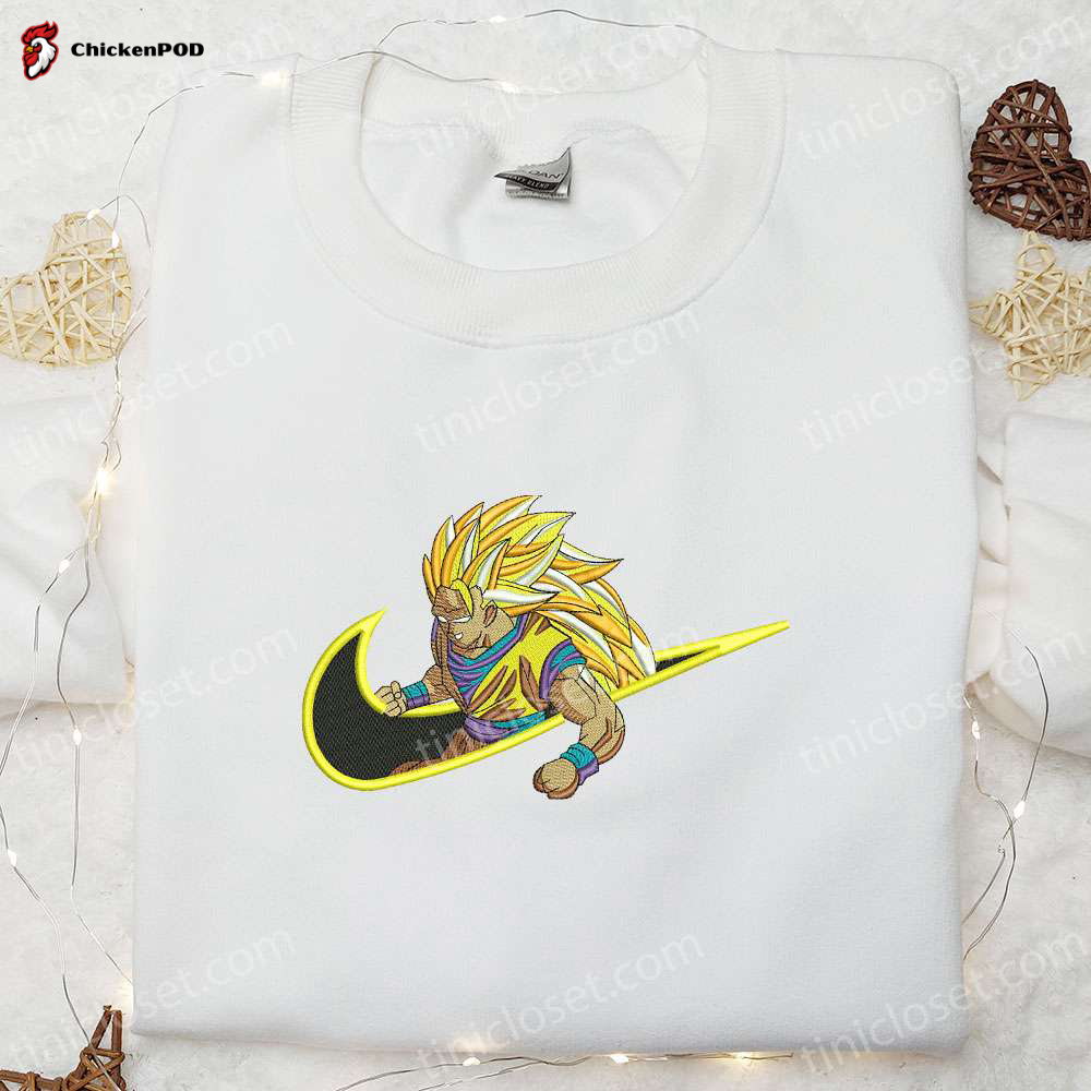 Angry Goku Dragon Balls Anime Embroidered Shirt: Authentic and Stylish Goku Merchandise!