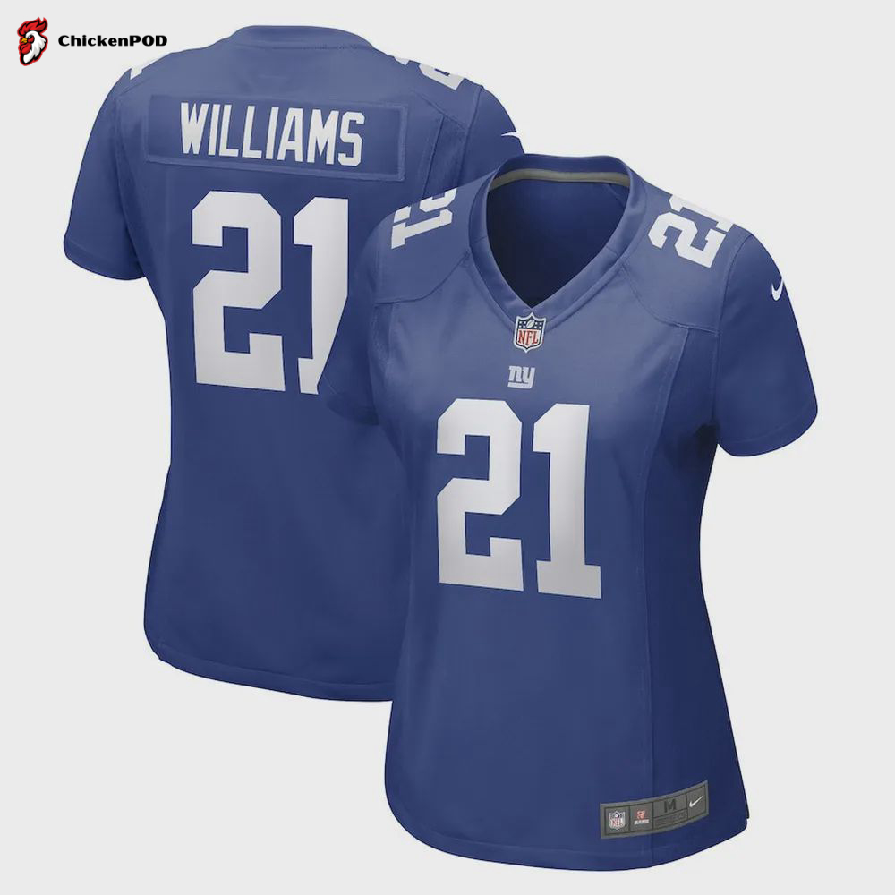 Antonio Williams New York Giants Women’s Game Player Jersey – Royal