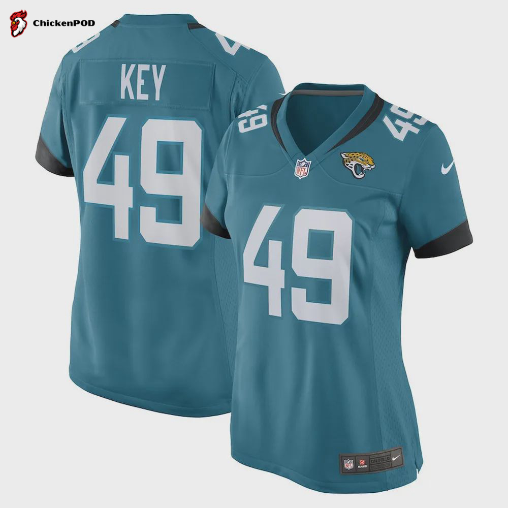 Arden Key Jacksonville Jaguars Women’s Game Player Jersey – Teal