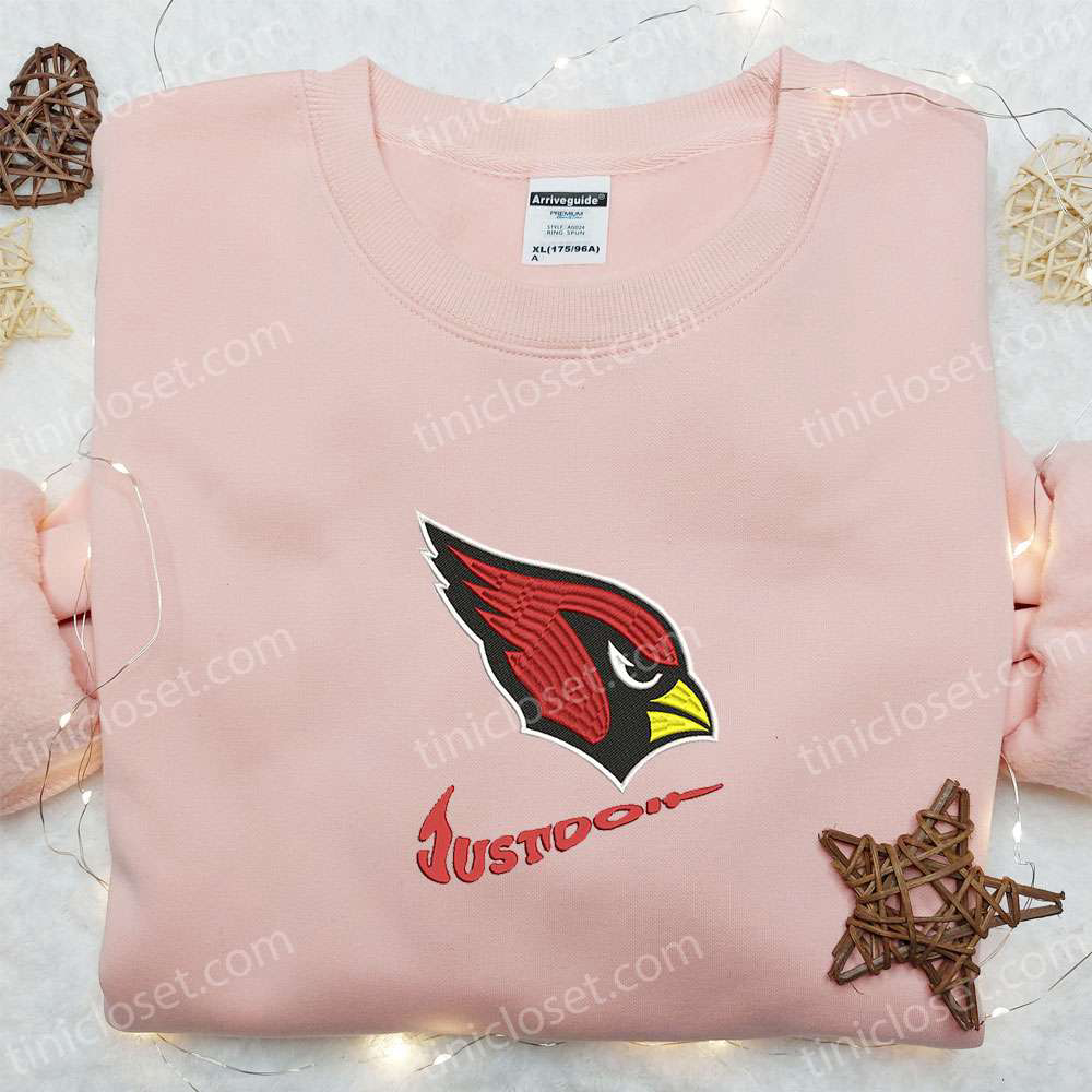 Arizona Cardinals Nike Swoosh Embroidered Shirt & Hoodie: Perfect NFL Sports Gift