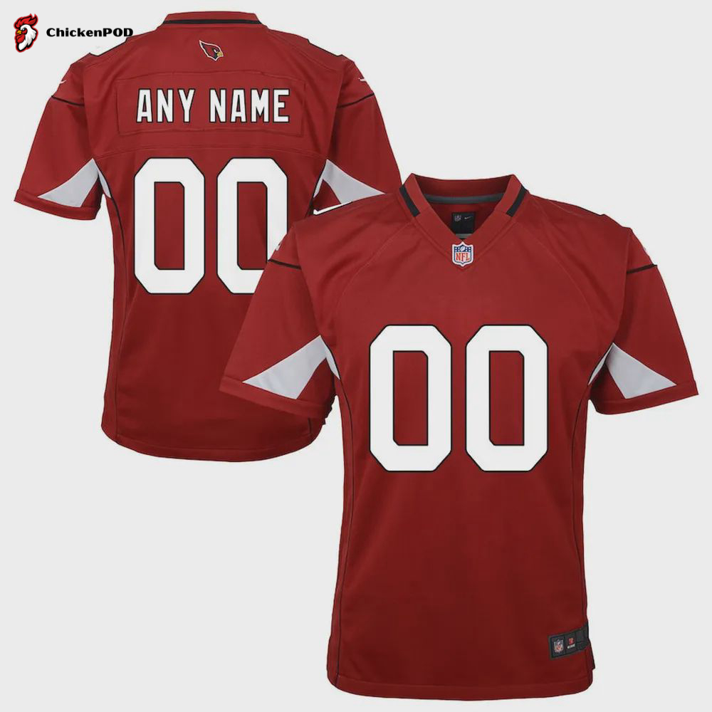 Arizona Cardinals Youth Team Custom Game Jersey – Cardinal