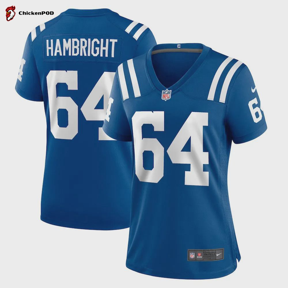 Arlington Hambright Indianapolis Colts Women’s Game Player Jersey – Royal