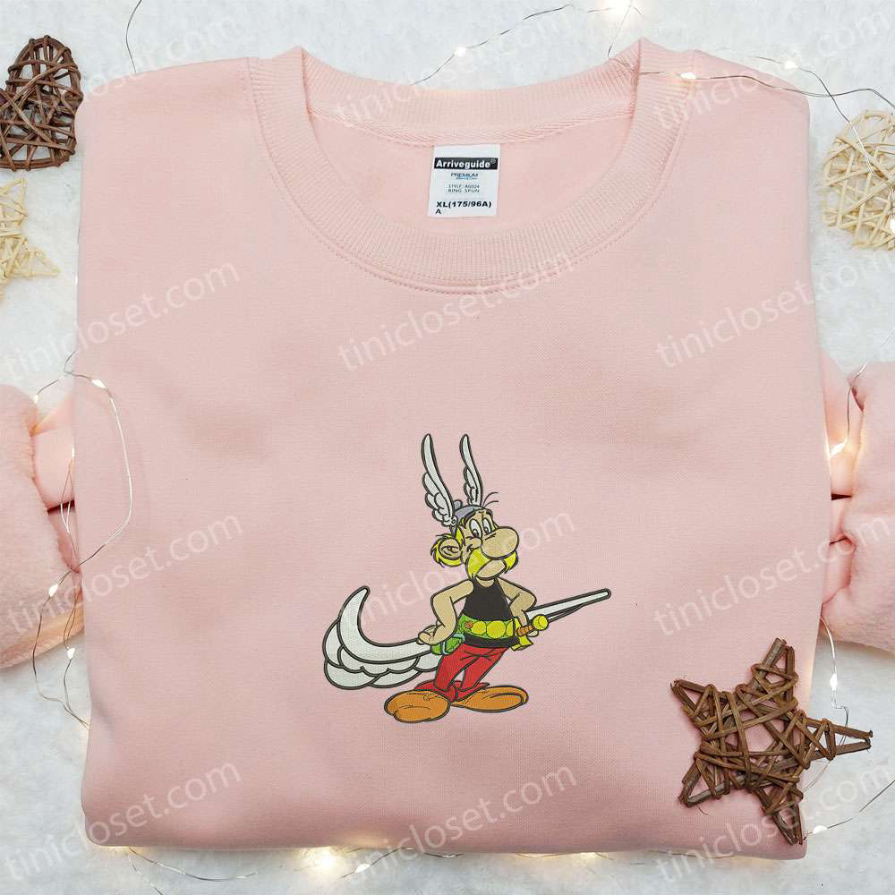 Stylish Asterix Embroidered Shirt: Elevate Your Style with this Unique High-Quality Garment!