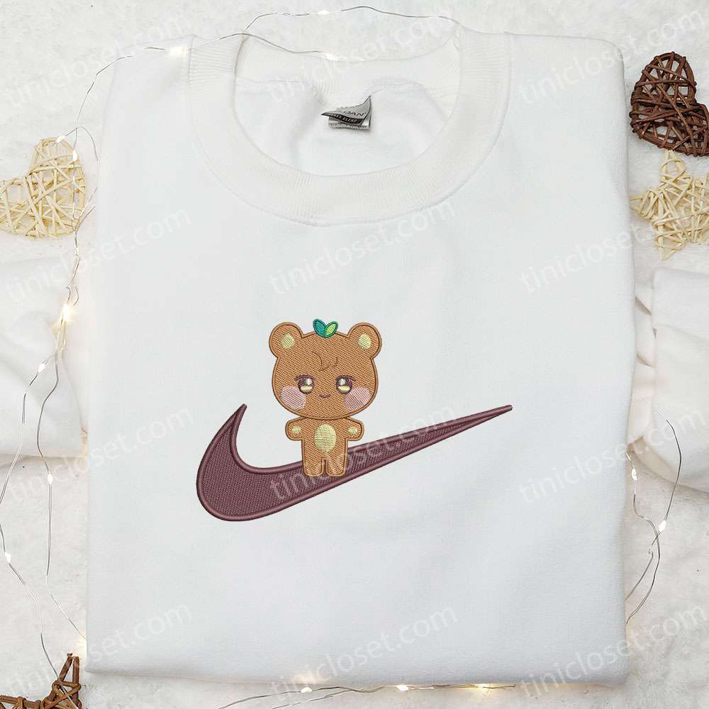 Ateez Jjongbear Embroidered Shirt: Stylish Kpop Merchandise with Unique Bear Design – Limited Edition!