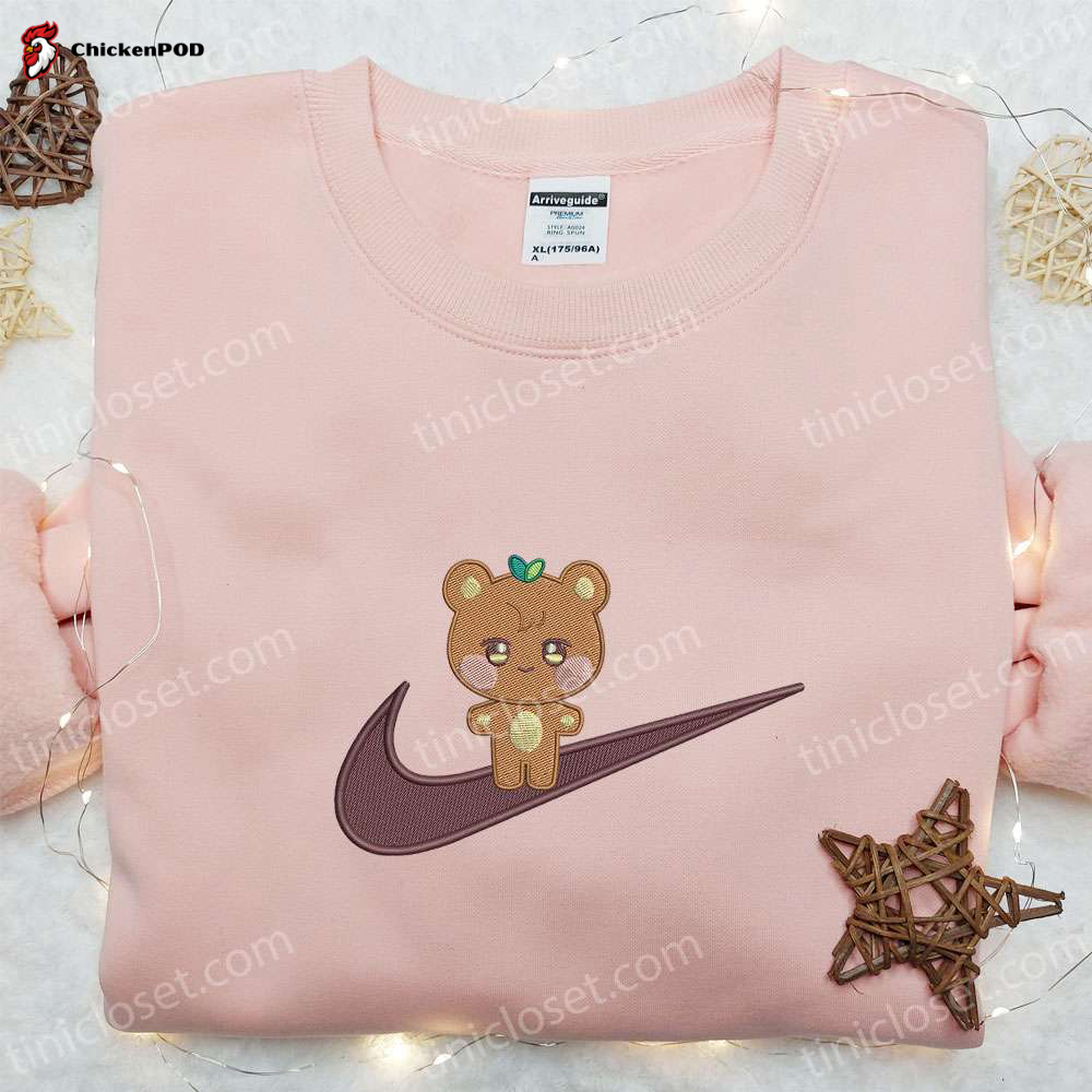 Ateez Jjongbear Embroidered Shirt: Stylish Kpop Merchandise with Unique Bear Design – Limited Edition!