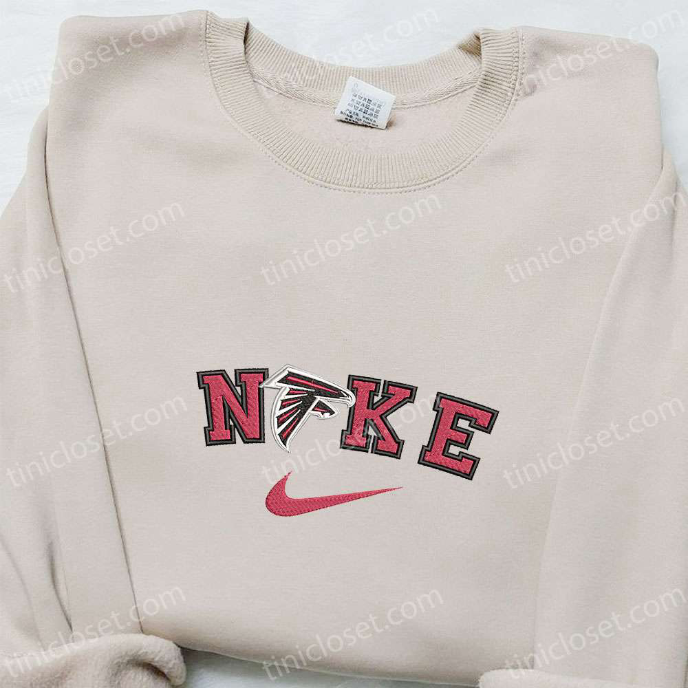 Atlanta Falcons Nike Embroidered Shirt & Hoodie: NFL Sports Inspired Gear