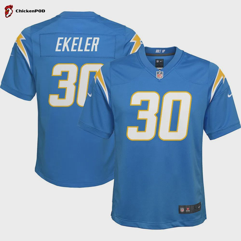 Austin Ekeler 30 Los Angeles Chargers Game Jersey – Navy