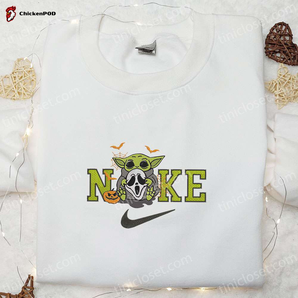 Nike x Oogie Boogie Mickey Mouse Shirt: Disney Inspired Embroidered Gift for Family