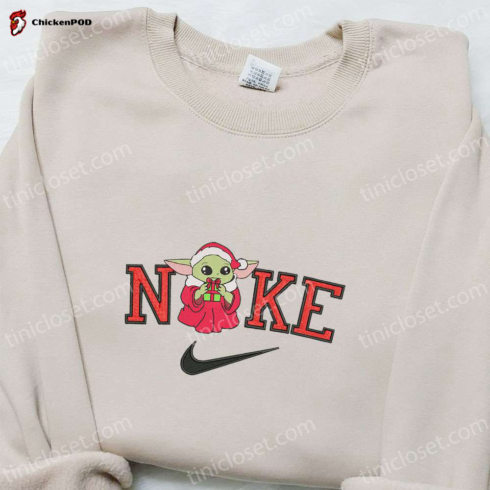 Bad Bunny Candy Cane Christmas x Nike Embroidered Sweatshirt & Movie Shirt – Best Christmas Gift Ideas