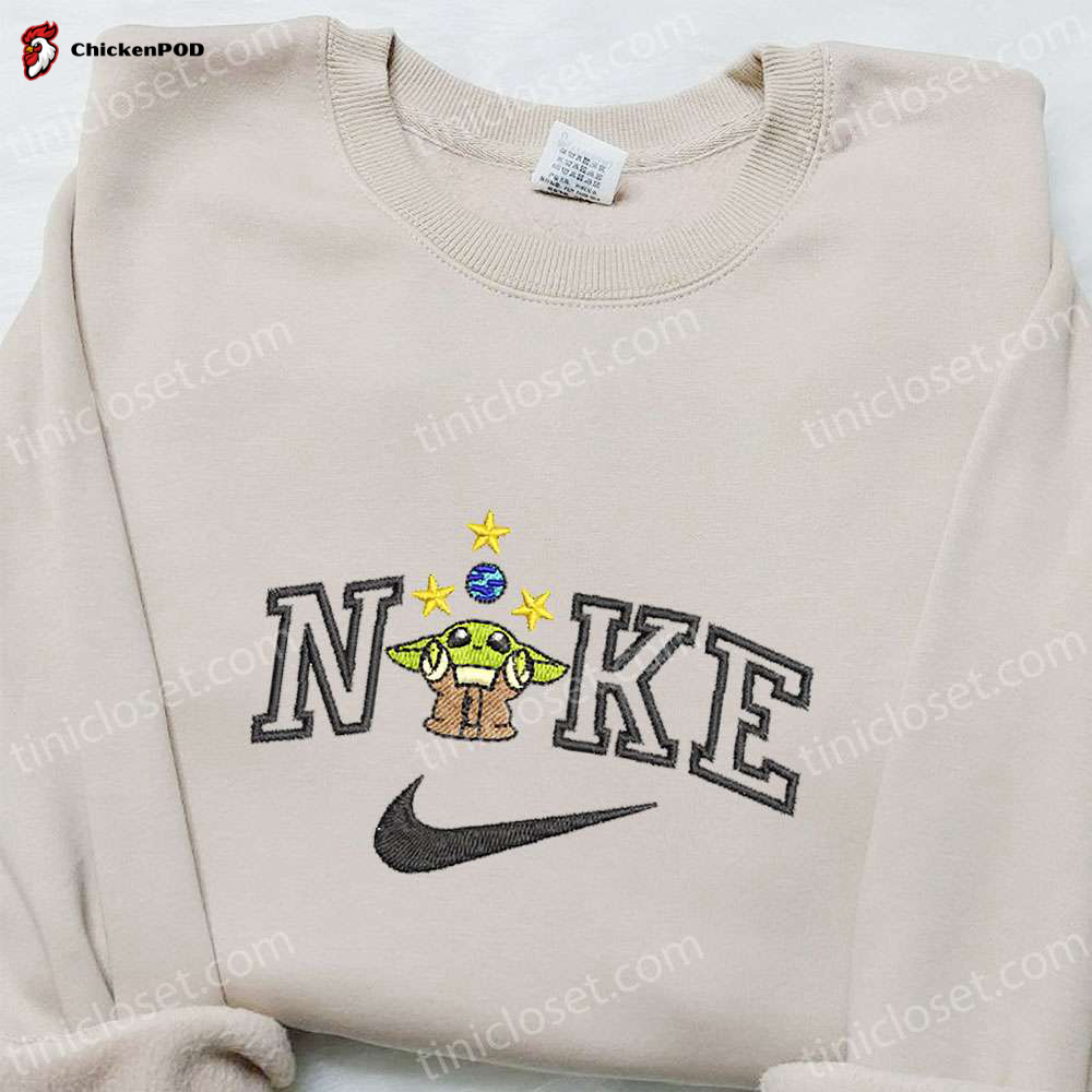 Get Festive with Nike Christmas Hat Embroidered Sweatshirt Shirt & Custom T-Shirt