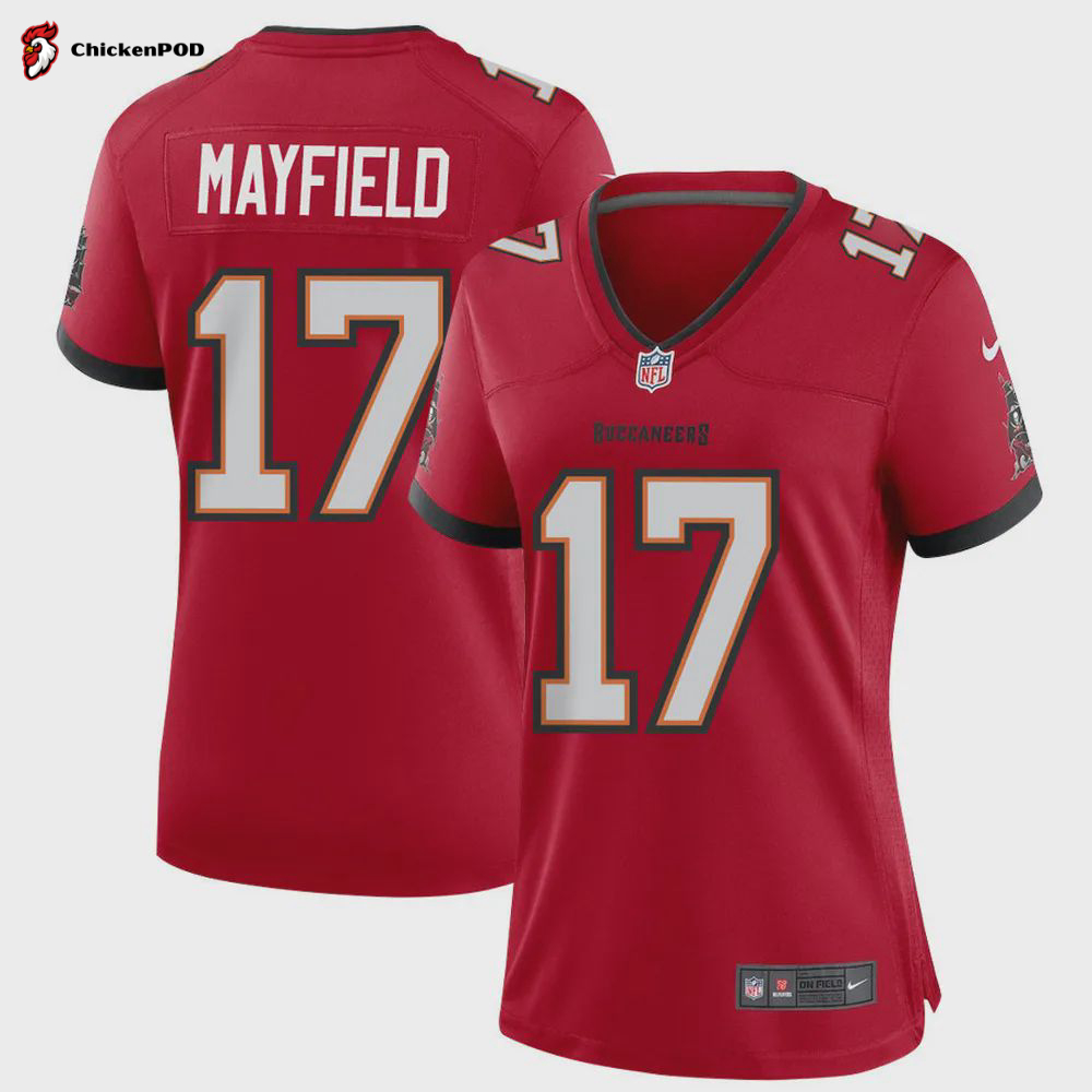 Baker Mayfield 17 Tampa Bay Buccaneers Men Game Jersey – White