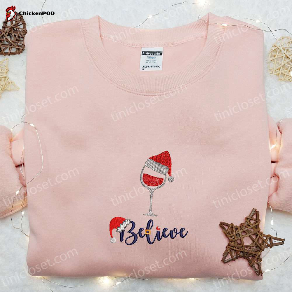 Magical Disney Christmas Embroidered Shirt & Hoodie: Perfect Family Gifts!