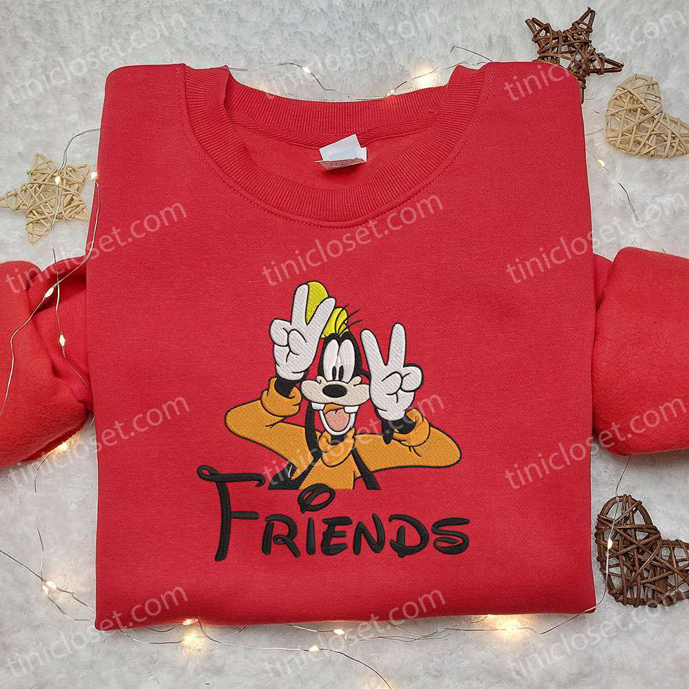 Best Friend Goofy & Disney Characters Embroidered Sweatshirt: Ultimate Gift Ideas