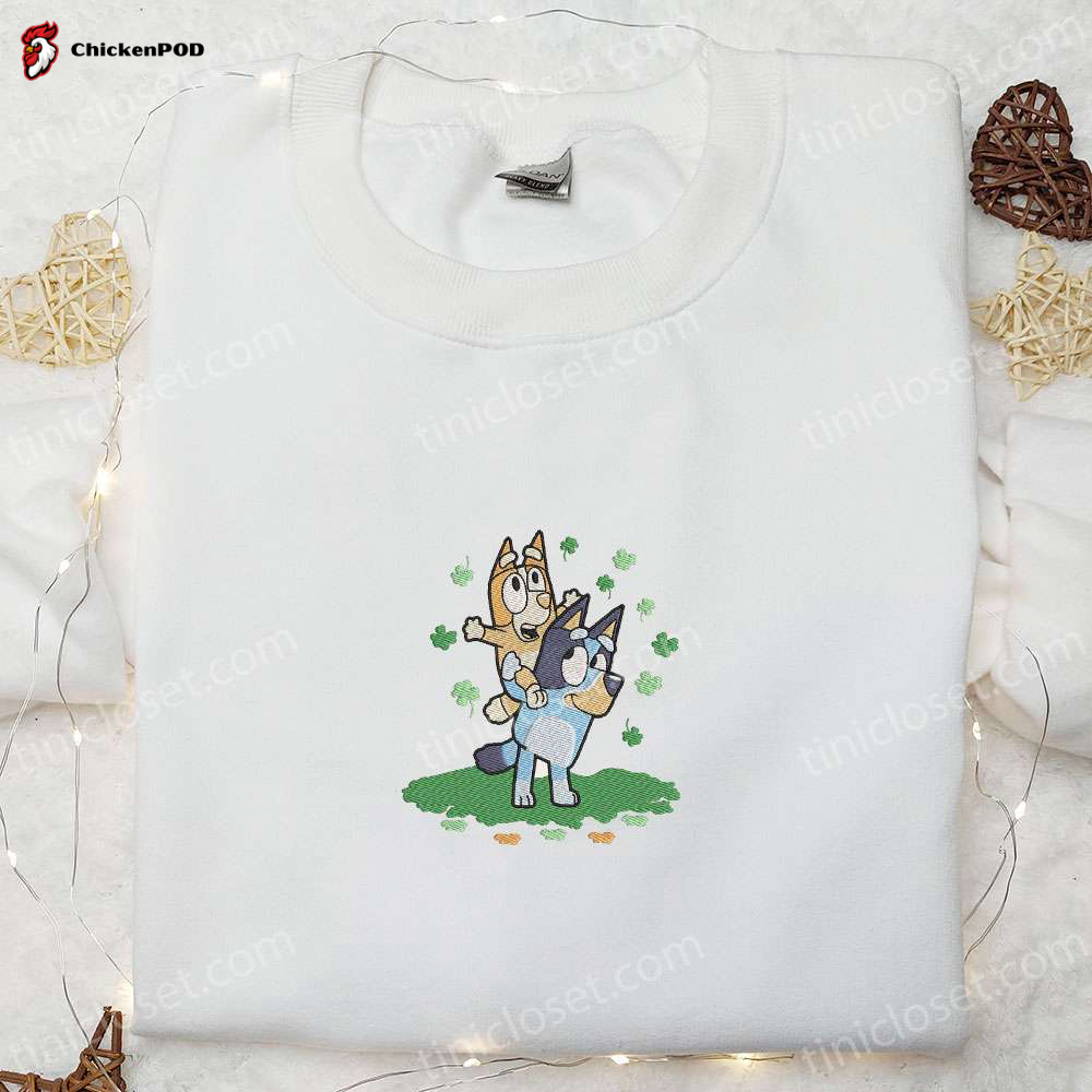 Bluey Easter Bunny Embroidered Shirt & Thanksgiving Hoodie – Best Holiday Gift Ideas!