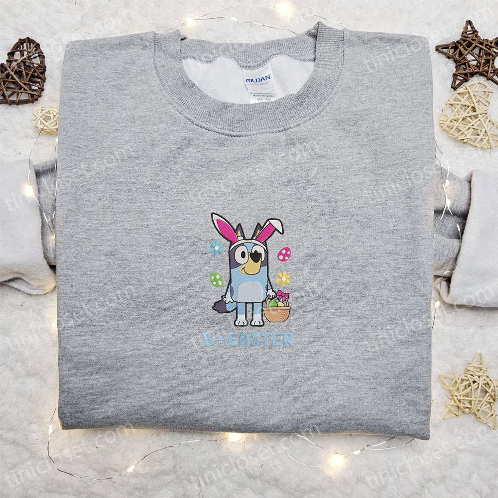 Bluey Easter Bunny Embroidered Shirt & Thanksgiving Hoodie – Best Holiday Gift Ideas!