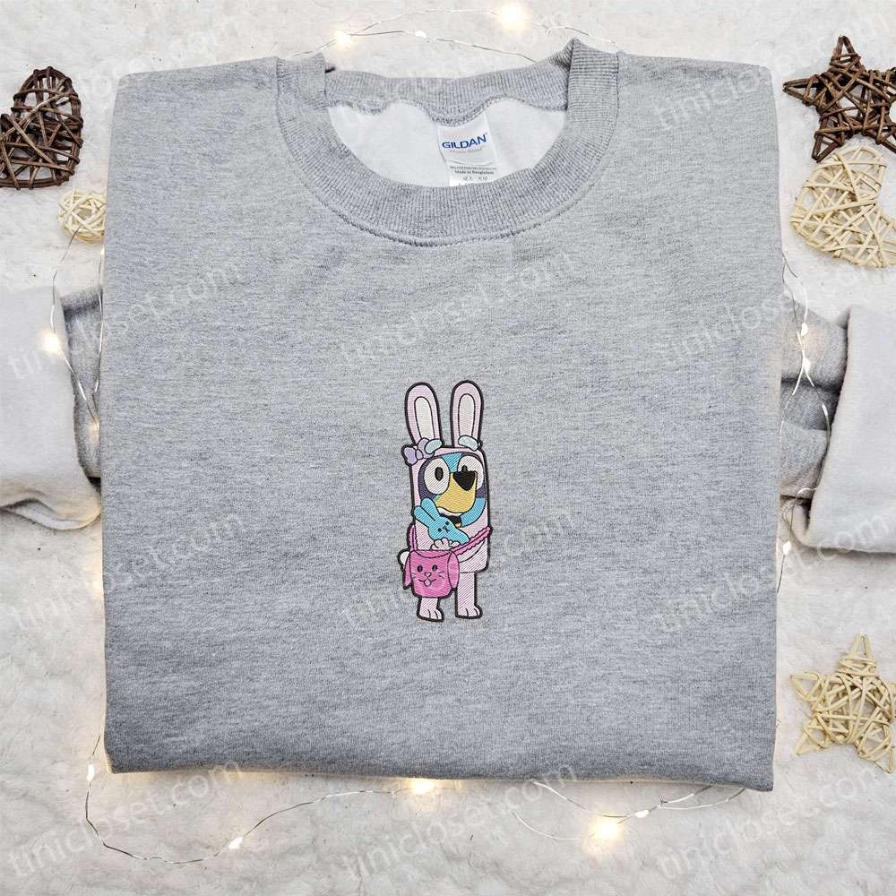 Bluey Easter Embroidered Shirt & Thanksgiving Hoodie: Best Holiday Gift Ideas