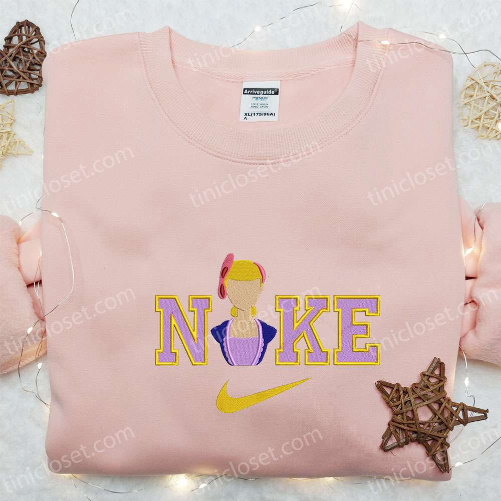 Boo Peep X Nike Cartoon Embroidered Sweatshirt Disney Characters Shirt Best Family Gift Ideas