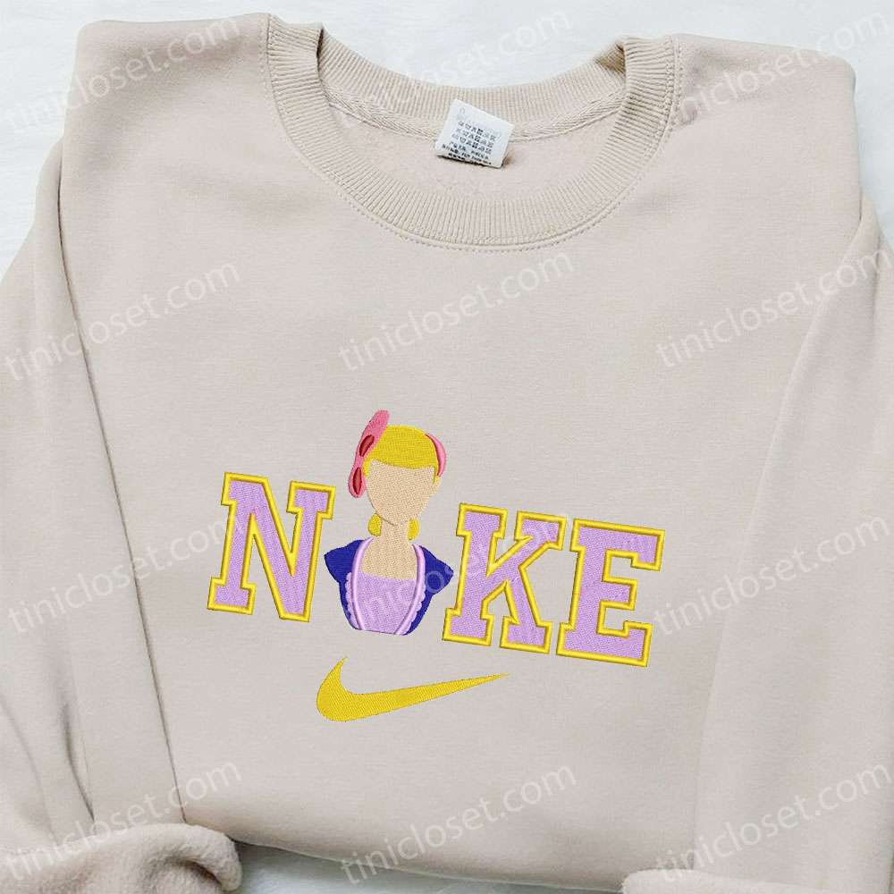 Boo Peep x Nike Cartoon Embroidered Sweatshirt Disney Characters Shirt – Best Family Gift Ideas