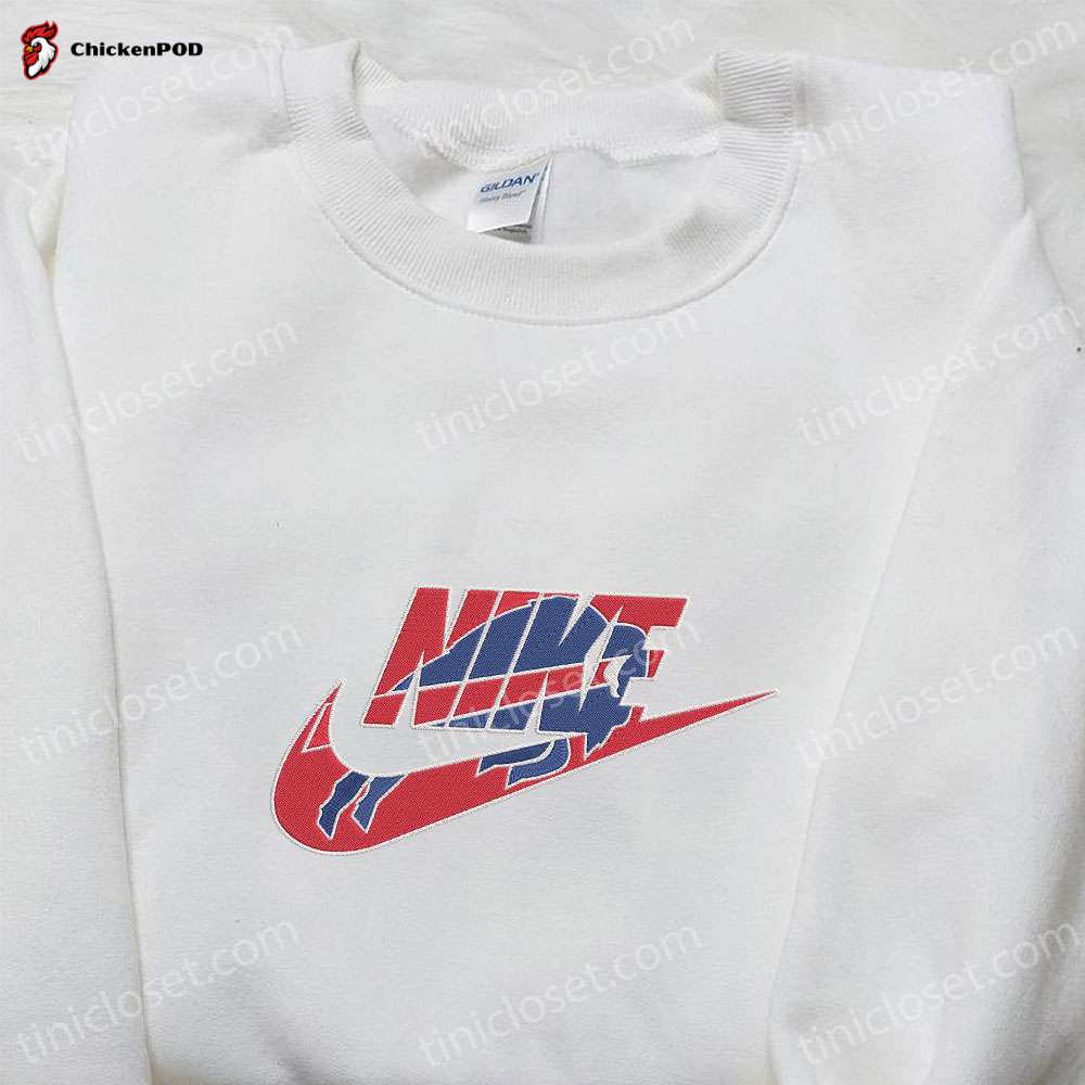 Buffalo Bills x Nike: Sports Embroidered Shirt Hoodie & T-Shirt Collection