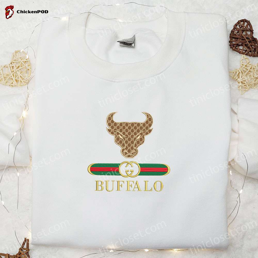 Buffalo Bulls x Gucci Embroidered Shirt & NCAA Sports Hoodie: The Ultimate Gift Idea for Fans!