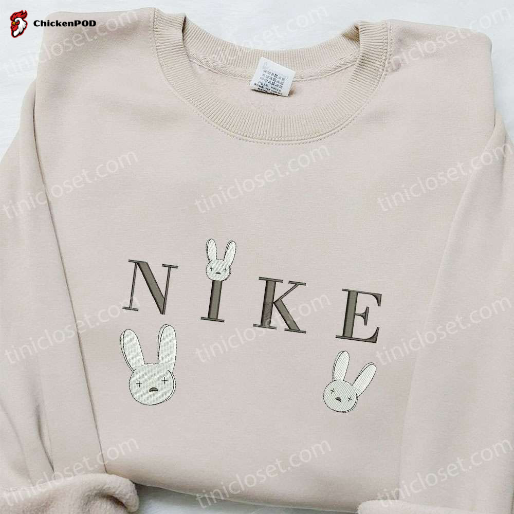 Bunny x Nike Embroidered Shirt: Animal-Inspired Nike Inspired Shirt for a Unique Style