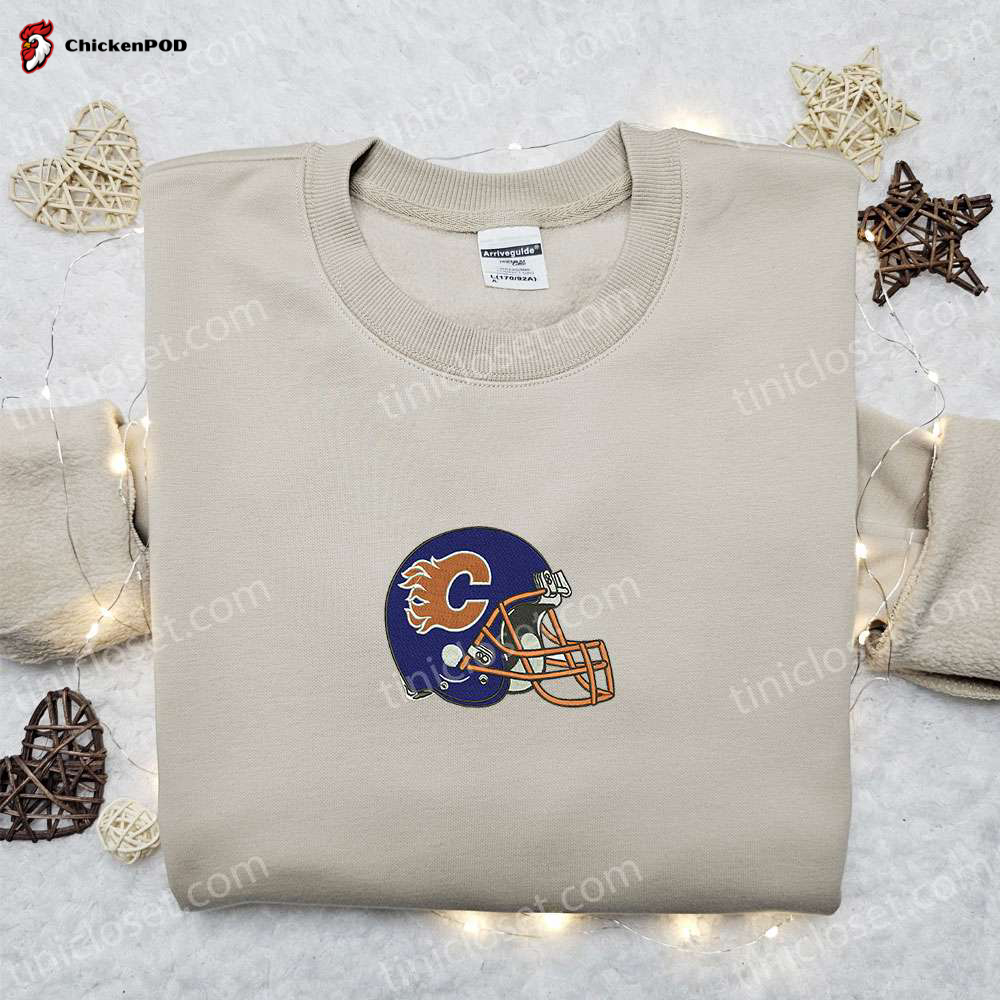 California Golden Bears Helmet Embroidered Shirt & Hoodie: Perfect NFL Sports Gift Idea