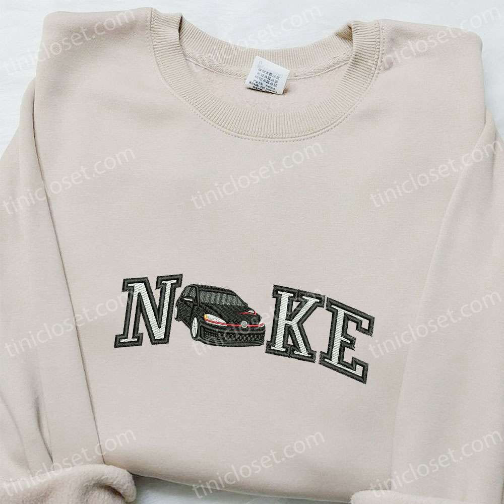 Car x Nike Embroidered Sweatshirt: Transportation Hoodie – Best Birthday Gift Ideas