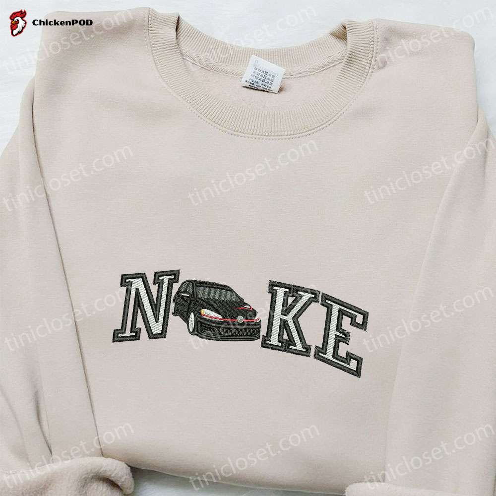 Car x Nike Embroidered Sweatshirt: Transportation Hoodie – Best Birthday Gift Ideas