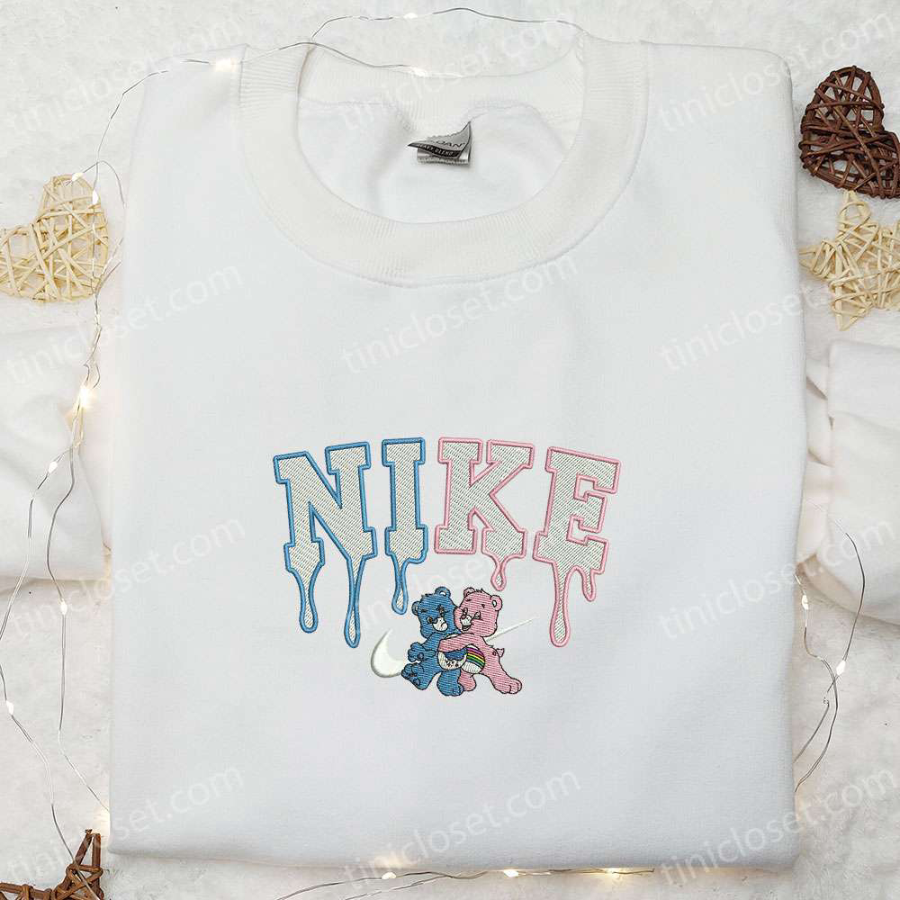 Care Bears x Nike Embroidered Shirt & Cartoon Hoodie: Perfect Kids Gift Ideas