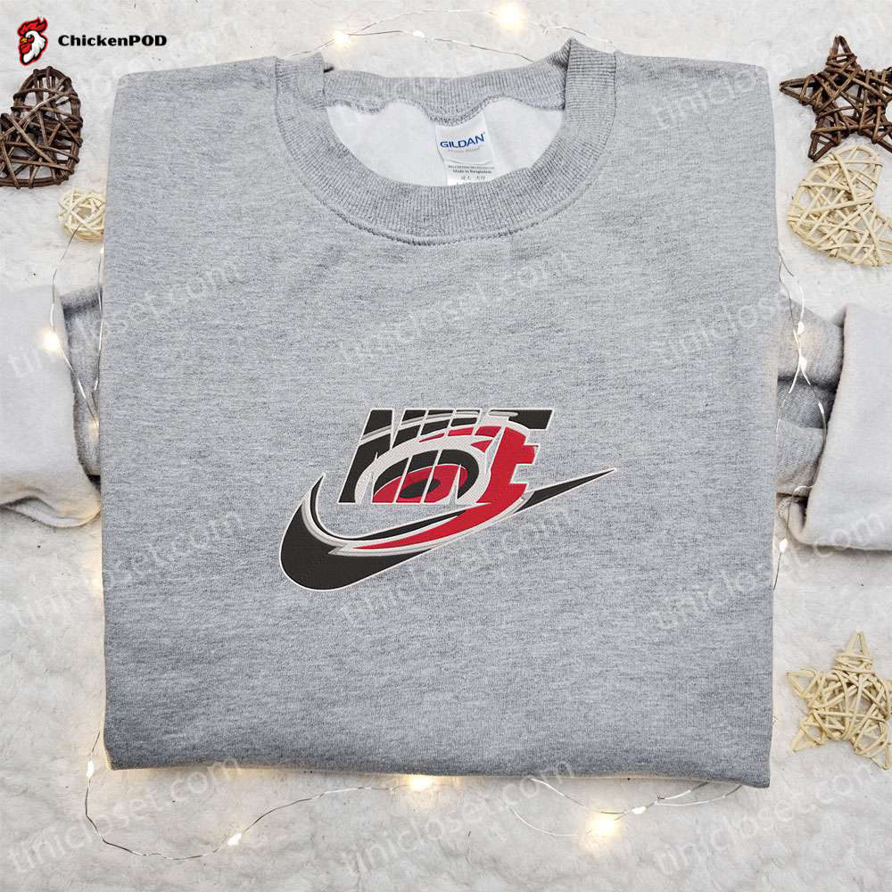 Carolina Hurricanes x Nike Embroidered Shirt & Hoodie: NHL Sports Fandom Gift Ideas